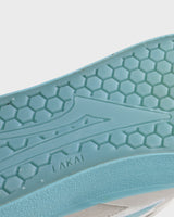 Essex - Elite White Suede Aqua
