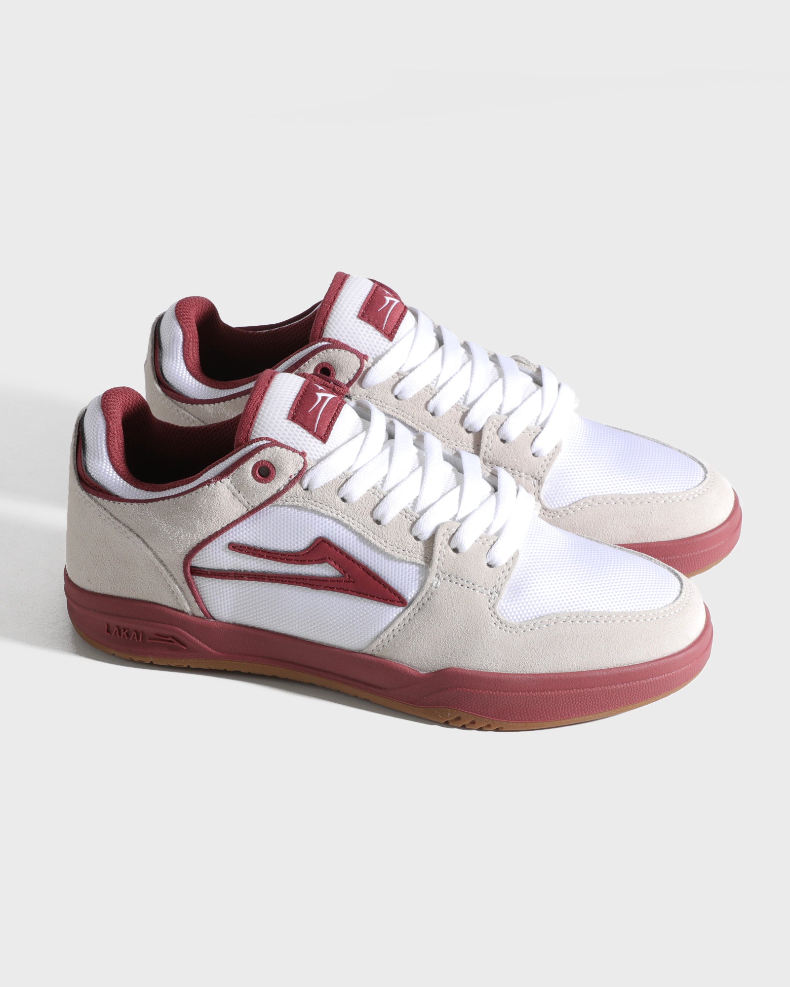 Telford Low - Elite White Suede Cordura Red