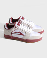 Telford Low - Elite White Suede Cordura Red