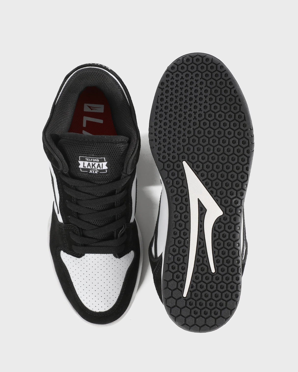 Telford Low - Black/White Leather