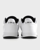 Telford Low  -  White/Black Leather