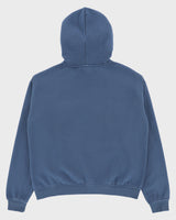 Flare Pullover Hoodie - Washed Blue