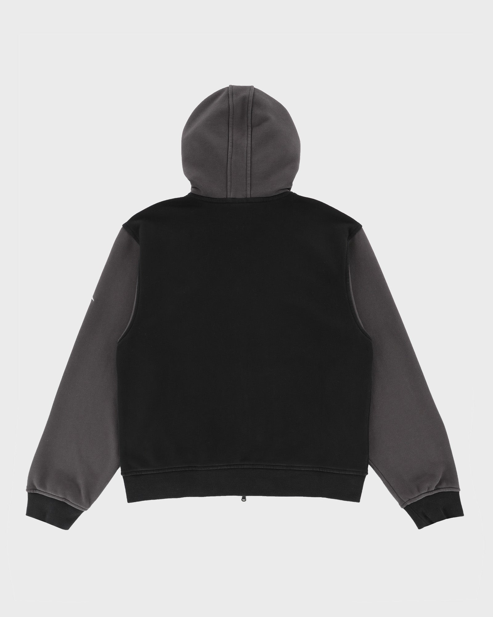 'Hello My Name Is' Zip Up Hoodie - Black