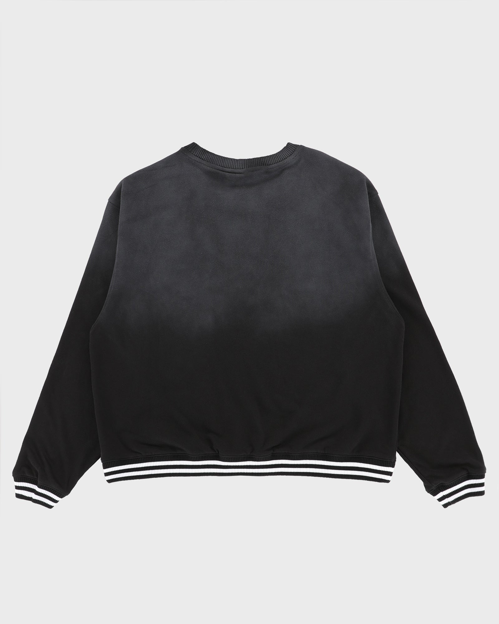 Classic Oversized Sunfaded Crewneck - Black