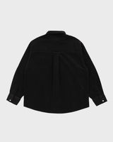 Stacked Placket Corduroy Button-up Longsleeve