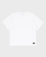 Sunfaded Cropped Boxy Tee - White
