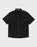 Heavyweight Button Up Shirt - Black