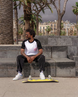 LAKAI x RIPNDIP - Raglan SS Tee - White Black